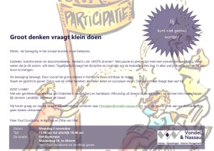 Groot denken vraagt klein doen