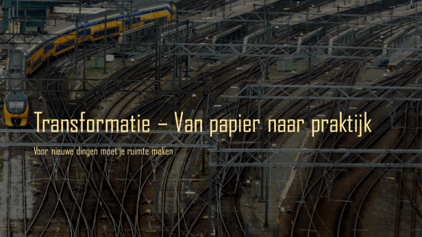 pic Transformatie - Van papier naar praktijk