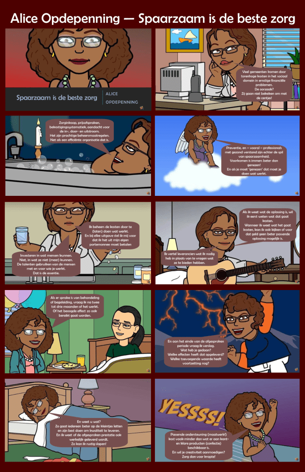Alice Opdepenning - Spaarzaam is de beste zorg