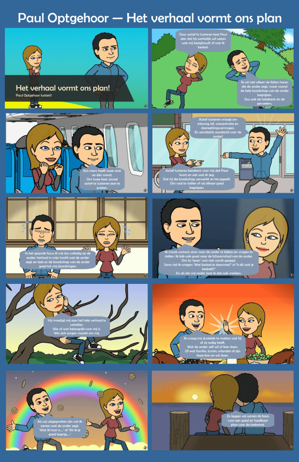 Paul Optgehoor Het verhaal vormt ons plan