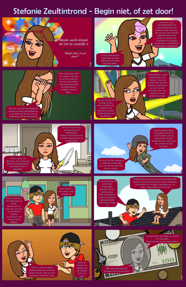 Stefanie Zeultintrond - Begin er niet aan, of zet door